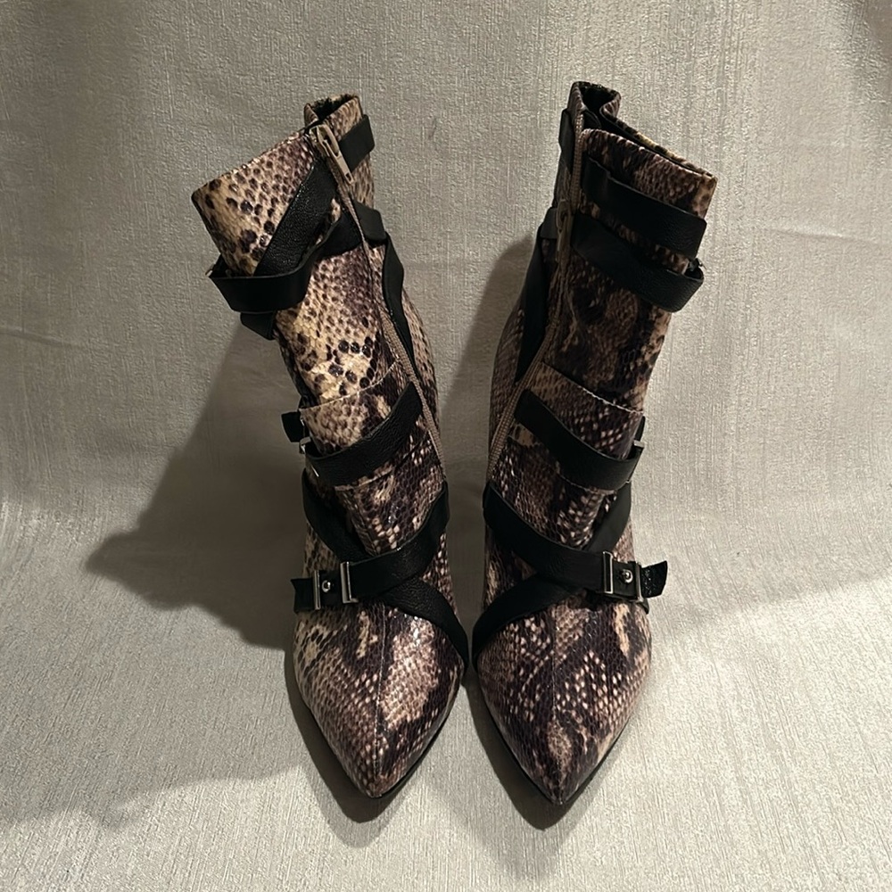 Guess Pointed Toe Snake Skin Stilettos - image 2